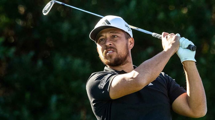 Xander Schauffele est photographié à l'American Express 2023.