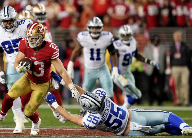 Christian McCaffrey des 49ers fait le point sur les blessures avant le match de championnat NFC