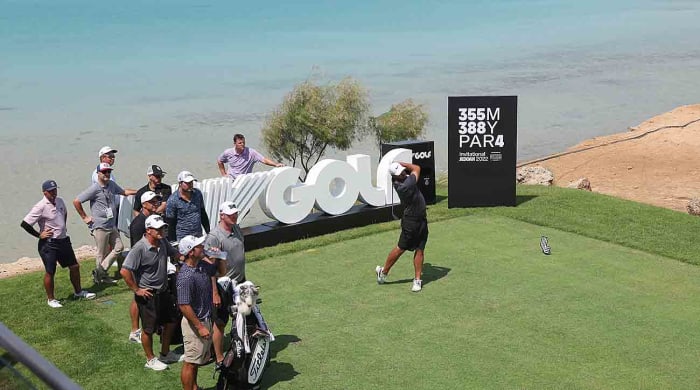 L'événement 2022 de LIV Golf en Arabie Saoudite.