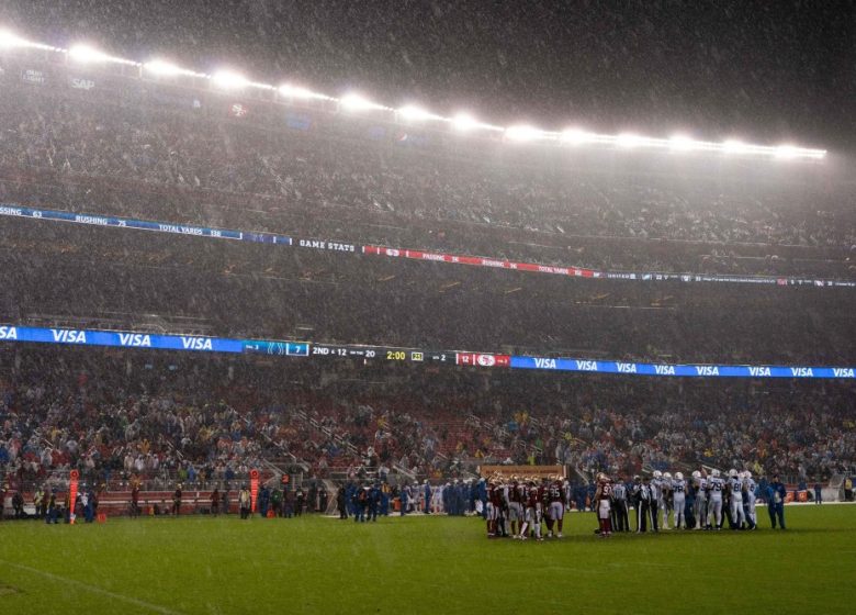 Le match 49ers-Seahawks pourrait être marqué par des conditions météorologiques difficiles