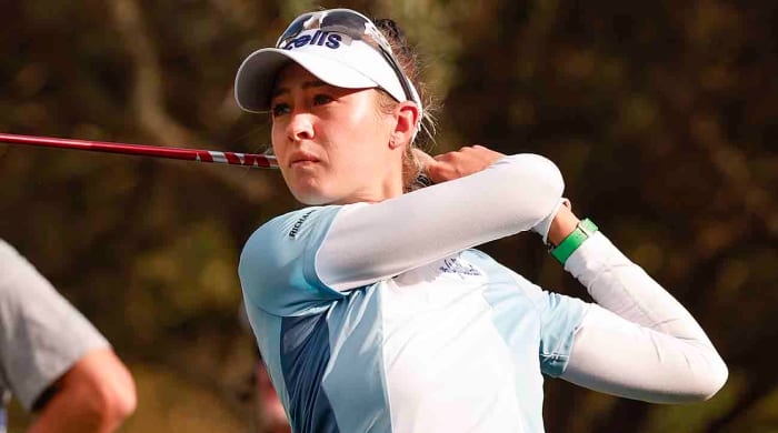 Nelly Korda est photographiée au championnat PNC 2022.