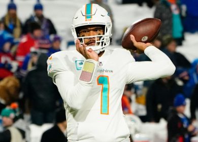 Tua Tagovailoa n'a pas encore été autorisé à s'entraîner avant le match des playoffs contre les Bills.