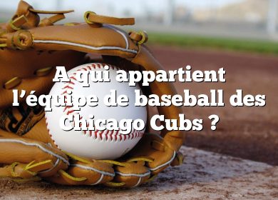 A qui appartient l’équipe de baseball des Chicago Cubs ?