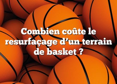 Combien coûte le resurfaçage d’un terrain de basket ?