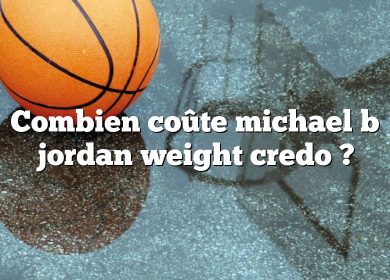 Combien coûte michael b jordan weight credo ?