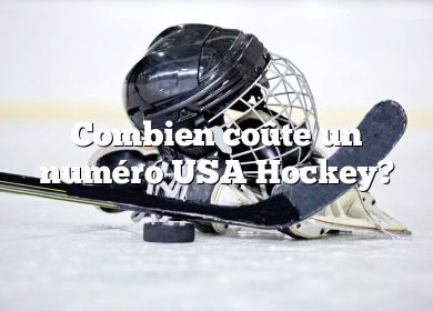 Combien coûte un numéro USA Hockey?