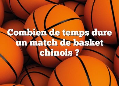 Combien de temps dure un match de basket chinois ?