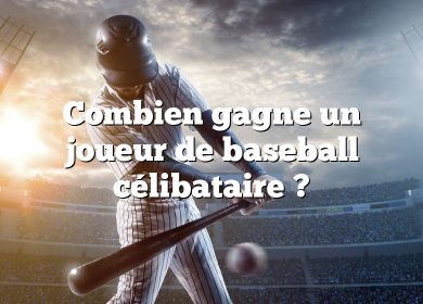 Combien gagne un joueur de baseball célibataire ?