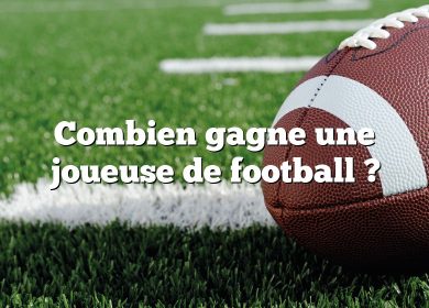 Combien gagne une joueuse de football ?