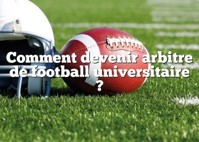 Comment devenir arbitre de football universitaire ?