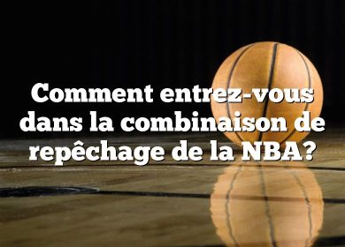 Comment entrez-vous dans la combinaison de repêchage de la NBA?