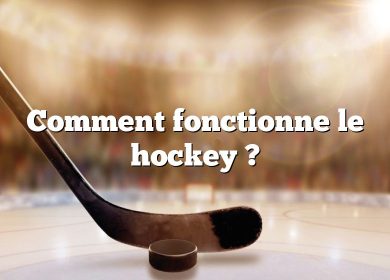 Comment fonctionne le hockey ?