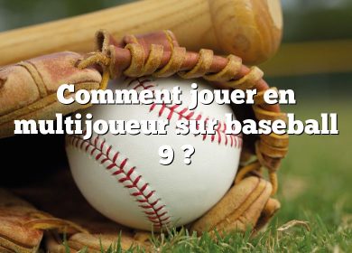 Comment jouer en multijoueur sur baseball 9 ?