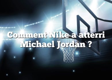 Comment Nike a atterri Michael Jordan ?