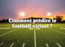 Comment prédire le football virtuel ?