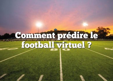 Comment prédire le football virtuel ?