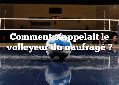 Comment s’appelait le volleyeur du naufragé ?