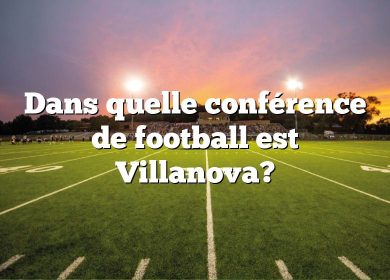 Dans quelle conférence de football est Villanova?