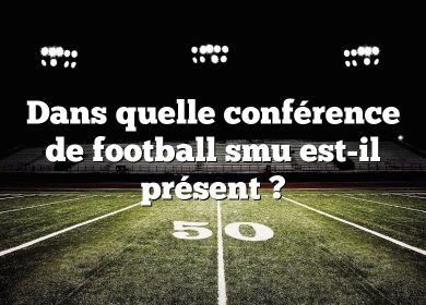 Dans quelle conférence de football smu est-il présent ?