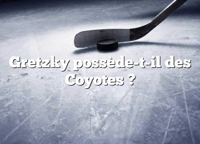 Gretzky possède-t-il des Coyotes ?