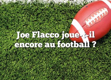 Joe Flacco joue-t-il encore au football ?