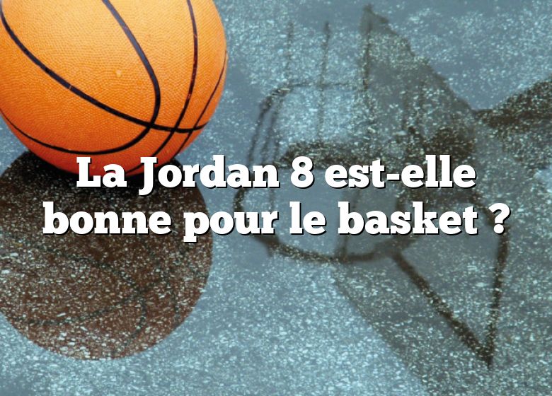 La Jordan 8 est-elle bonne pour le basket ?