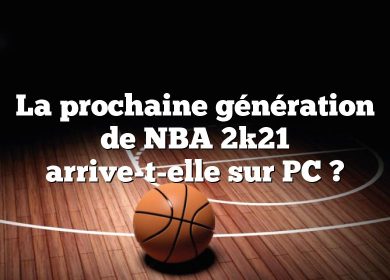 La prochaine génération de NBA 2k21 arrive-t-elle sur PC ?