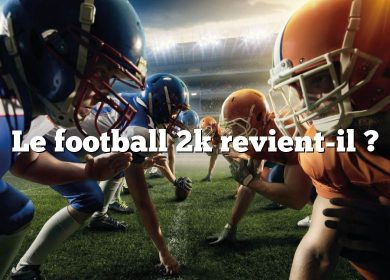 Le football 2k revient-il ?