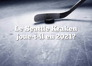 Le Seattle Kraken joue-t-il en 2021?