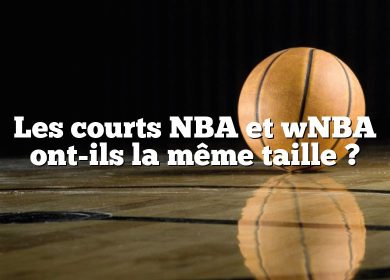 Les courts NBA et wNBA ont-ils la même taille ?