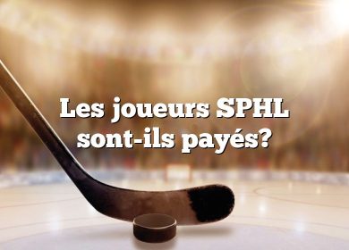 Les joueurs SPHL sont-ils payés?