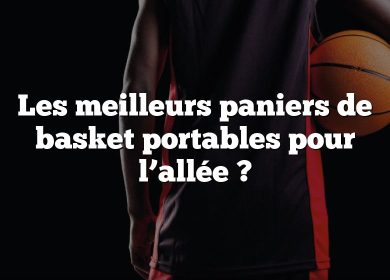 Les meilleurs paniers de basket portables pour l’allée ?