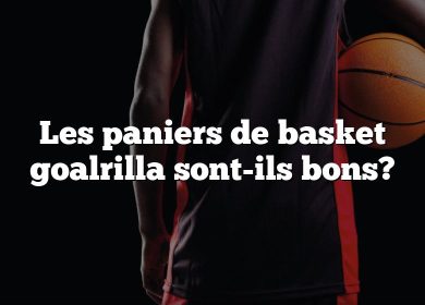 Les paniers de basket goalrilla sont-ils bons?