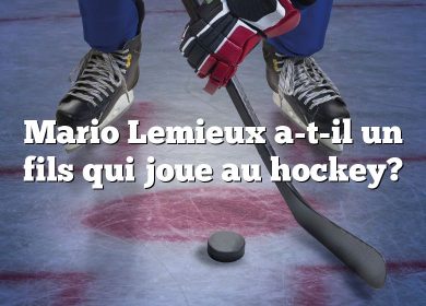 Mario Lemieux a-t-il un fils qui joue au hockey?