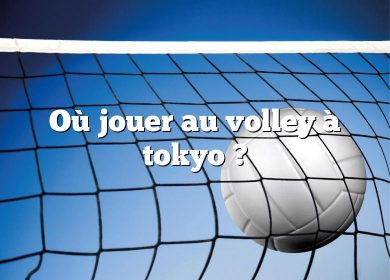 Où jouer au volley à tokyo ?