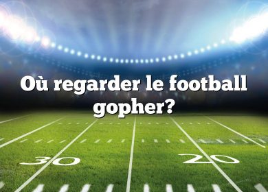 Où regarder le football gopher?