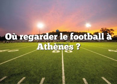 Où regarder le football à Athènes ?