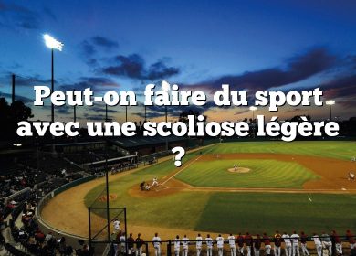 Peut-on faire du sport avec une scoliose légère ?