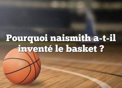 Pourquoi naismith a-t-il inventé le basket ?