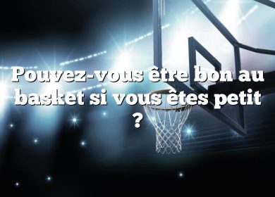 Pouvez-vous être bon au basket si vous êtes petit ?