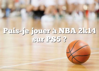 Puis-je jouer à NBA 2k14 sur PS5 ?