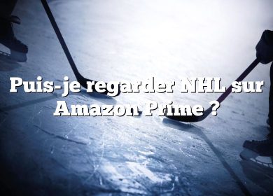 Puis-je regarder NHL sur Amazon Prime ?