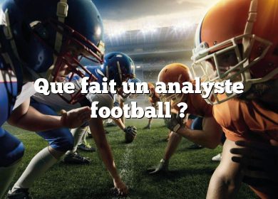 Que fait un analyste football ?