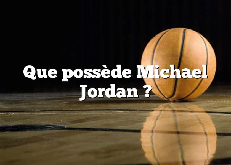 Que possède Michael Jordan ?