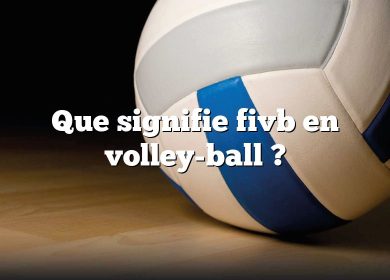 Que signifie fivb en volley-ball ?
