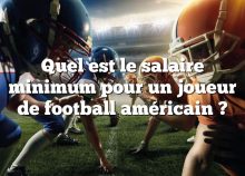 Quel est le salaire minimum pour un joueur de football américain ?