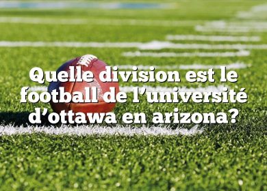 Quelle division est le football de l’université d’ottawa en arizona?
