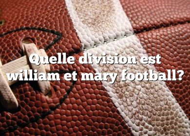 Quelle division est william et mary football?