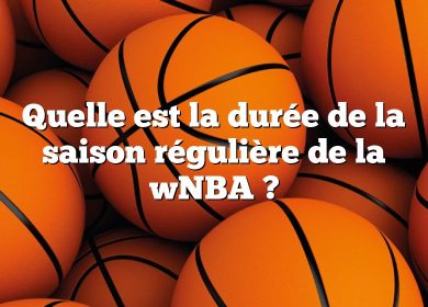 Quelle est la durée de la saison régulière de la wNBA ?