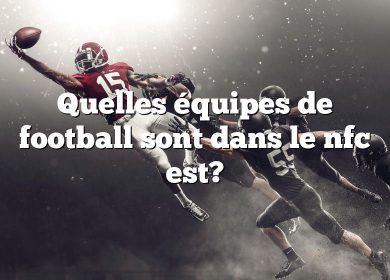 Quelles équipes de football sont dans le nfc est?